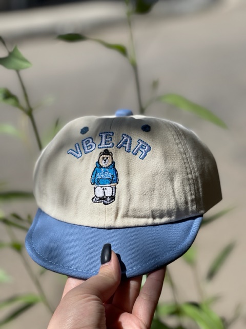 کلاه کپ نقاب کوتاه نوزادی vebear کد 4120